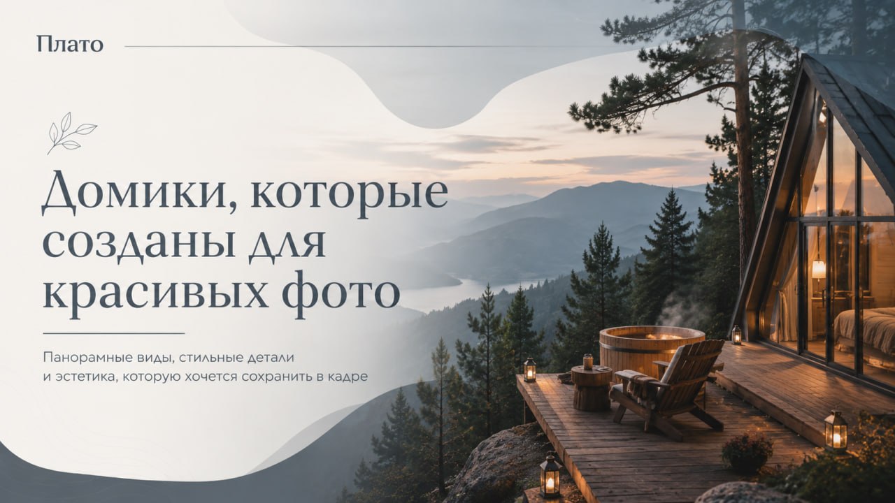 Эстетика в каждой детали: виллы, которые созданы для красивых фото в глэмпинге "Плато"